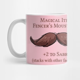 Fencer's Magical Moustache Mug